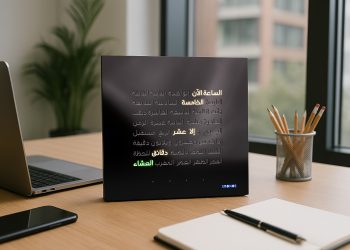 Xronos World Premieres Azan Word Clock at 2025 INDEX Dubai
