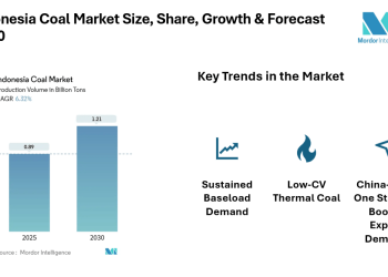 Indonesia Coal Market Driven by Power Generation & Industrial Demand, CAGR of 6.32% 2025-2030 Forecast