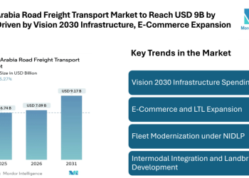 Saudi Arabia Road Freight Transport Market to Reach USD 9B by 2031, Driven by Vision 2030 Infrastructure, E-Commerce Expansion
