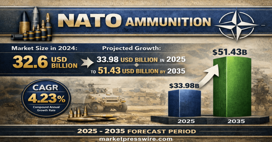 Defense Modernization and Technology Drive NATO Ammunition Market to $51.43 Billion by 2035