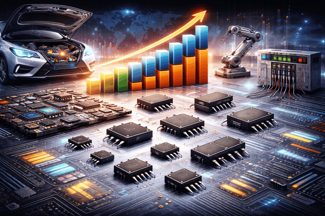 Automotive E/E Architecture Driving 4× Logic Semiconductor Demand Growth – Press Releases Distribution for Market Research Reports