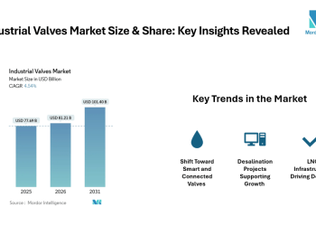 Industrial Valves Market Size to Hit USD 101.40 Billion by 2031 at 4.54% CAGR